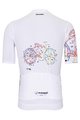 HOLOKOLO Tricou de ciclism cu mânecă scurtă - MAAPPI ELITE - alb/multicolor