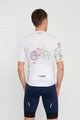 HOLOKOLO Tricou de ciclism cu mânecă scurtă - MAAPPI ELITE - alb/multicolor