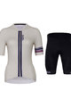 HOLOKOLO Tricoul și pantaloni scurți de ciclism - HONEST ELITE LADY - negru/bej