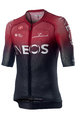 CASTELLI Tricou de ciclism cu mânecă scurtă - TEAM INEOS 2019 - negru/roșu