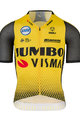 AGU Tricou de ciclism cu mânecă scurtă - JUMBO-VISMA 2019 - galben/negru