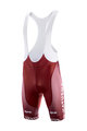 KATUSHA SPORTS Pantaloni scurți de ciclism cu bretele - ALPECIN 2019  - roșu