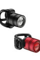 LEZYNE lumină - FEMTO DRIVE SET - roșu/negru