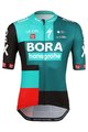 LE COL Tricou de ciclism cu mânecă scurtă - BORA HANSGROHE 2022 - negru/roșu/verde