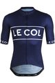 LE COL Tricou de ciclism cu mânecă scurtă - SPORT LOGO - alb/albastru