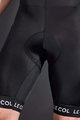 LE COL Pantaloni scurți de ciclism cu bretele - SPORT - alb/negru