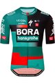 LE COL Tricou de ciclism cu mânecă scurtă - BORA HANSGROHE 2023 SPORT REPLICA - roșu/negru/verde