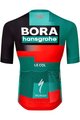 LE COL Tricou de ciclism cu mânecă scurtă - BORA HANSGROHE 2023 SPORT REPLICA - roșu/negru/verde