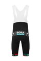 LE COL Pantaloni scurți de ciclism cu bretele - BORA HANSGROHE 2023 REPLICA SPORT - negru