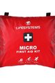 LIFESYSTEMS trusa de prim ajutor - LIGHT & DRY MICRO FIRST AID KIT - roșu