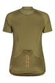 MALOJA Tricou de ciclism cu mânecă scurtă - GANESM. 1/2 LADY - verde