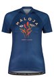 MALOJA Tricou de ciclism cu mânecă scurtă - GANESM. 1/2 LADY - albastru