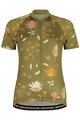 MALOJA Tricou de ciclism cu mânecă scurtă - GANESM. AOP 1/2 LADY - verde