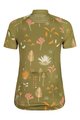 MALOJA Tricou de ciclism cu mânecă scurtă - GANESM. AOP 1/2 LADY - verde