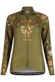 MALOJA Tricou de ciclism cu mânecă lungă de vară - GANESM. 1/1 LADY - verde