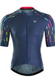 MONTON Tricou de ciclism cu mânecă scurtă - LANES - albastru