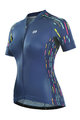 MONTON Tricou de ciclism cu mânecă scurtă - LANES LADY - albastru