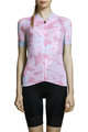 MONTON Tricou de ciclism cu mânecă scurtă - SWEET FLOWER LADY - alb/roz
