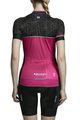 MONTON Tricou de ciclism cu mânecă scurtă - YULO LADY - negru/roz