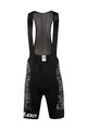 MONTON Pantaloni scurți de ciclism cu bretele - NIGHT SHADOW - negru