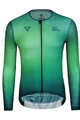 MONTON Tricou de ciclism cu mânecă lungă de vară - EARTH SUMMER - verde
