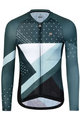 MONTON Tricou de ciclism cu mânecă lungă de vară - SPACETIME SUMMER - verde