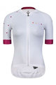 MONTON Tricou de ciclism cu mânecă scurtă - VERVE LADY - alb