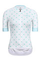 MONTON Tricou de ciclism cu mânecă scurtă - LADYBUG LADY - alb/albastru deschis