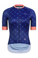 MONTON Tricou de ciclism cu mânecă scurtă - LADYBUG LADY - albastru
