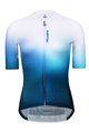 MONTON Tricou de ciclism cu mânecă scurtă - TWILIGHT LADY - alb/albastru