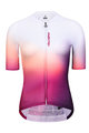 MONTON Tricou de ciclism cu mânecă scurtă - TWILIGHT LADY - alb/roșu