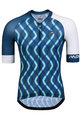 MONTON Tricou de ciclism cu mânecă scurtă - SHORE - alb/albastru
