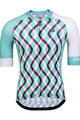 MONTON Tricou de ciclism cu mânecă scurtă - SHORE - verde deschis/alb