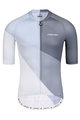 MONTON Tricou de ciclism cu mânecă scurtă - CRACK - gri/alb