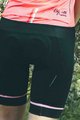 MONTON Pantaloni scurți de ciclism fără bretele - COLOURWING LADY - roz/negru