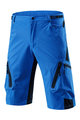 MONTON Pantaloni scurți de ciclism fără bretele - SPORTY MTB - albastru