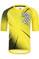 MONTON Tricou de ciclism cu mânecă scurtă - BOOM MTB - galben