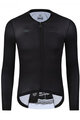 MONTON Tricou de ciclism cu mânecă lungă de vară - WEEKEND SUMMER - negru