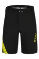 MONTON Pantaloni scurți de ciclism fără bretele - BOOM MTB - galben/negru