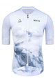 MONTON Tricou de ciclism cu mânecă scurtă - ICEBERG  - alb/gri