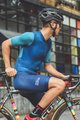 MONTON Tricou de ciclism cu mânecă scurtă - CHECHEN - albastru/verde
