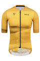 MONTON Tricoul și pantaloni scurți de ciclism - DESERT - alb/negru/galben