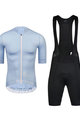 MONTON Tricoul și pantaloni scurți de ciclism - TRAVELER MAX - negru/albastru
