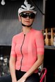 MONTON Tricou de ciclism cu mânecă scurtă - PRO STARSHINE LADY - roz