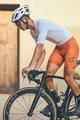 MONTON Pantaloni scurți de ciclism cu bretele - SKULL - maro