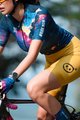 MONTON Pantaloni scurți de ciclism cu bretele - SKULL LADY - galben
