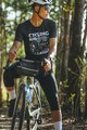 MONTON Tricou de ciclism cu mânecă scurtă - CAMPING - negru