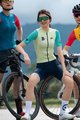 MONTON Șosete clasice de ciclism - SKULL LADY - negru/roșu
