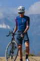MONTON Tricou de ciclism cu mânecă scurtă - TRAVELER EVO - albastru/mov/negru