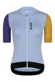 MONTON Tricou de ciclism cu mânecă scurtă - TRAVELER EVO LADY - albastru/mov/galben